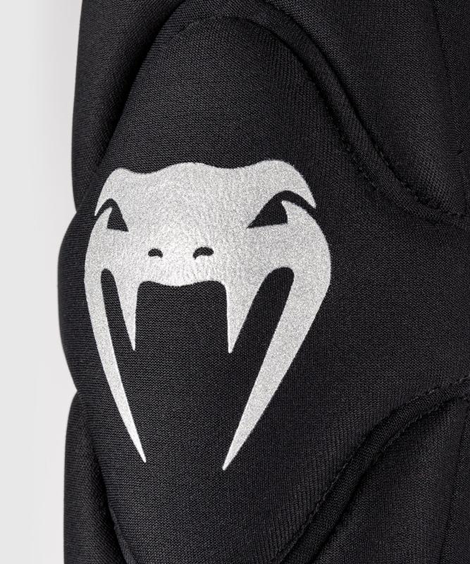 VENUM: KONTACT GEL KNÄSKYDD SVART/SILVER - 1 PAR