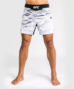 VENUM: UFC FUSION AUTHENTIC FIGHT NIGHT MEN'S FIGHT SHORT - SHORT FIT - WHITE