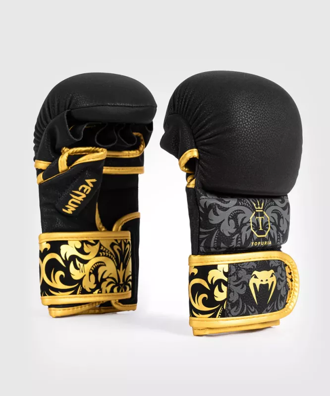 VENUM: x ILIA TOPURIA UNMATCHED MMA SPARRING HANDSKAR - SVART/GULD
