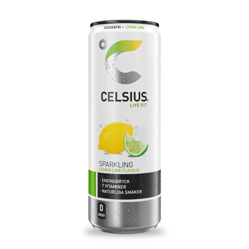 CELSIUS: ENERGIDRYCK CITRON LIME - 355ml