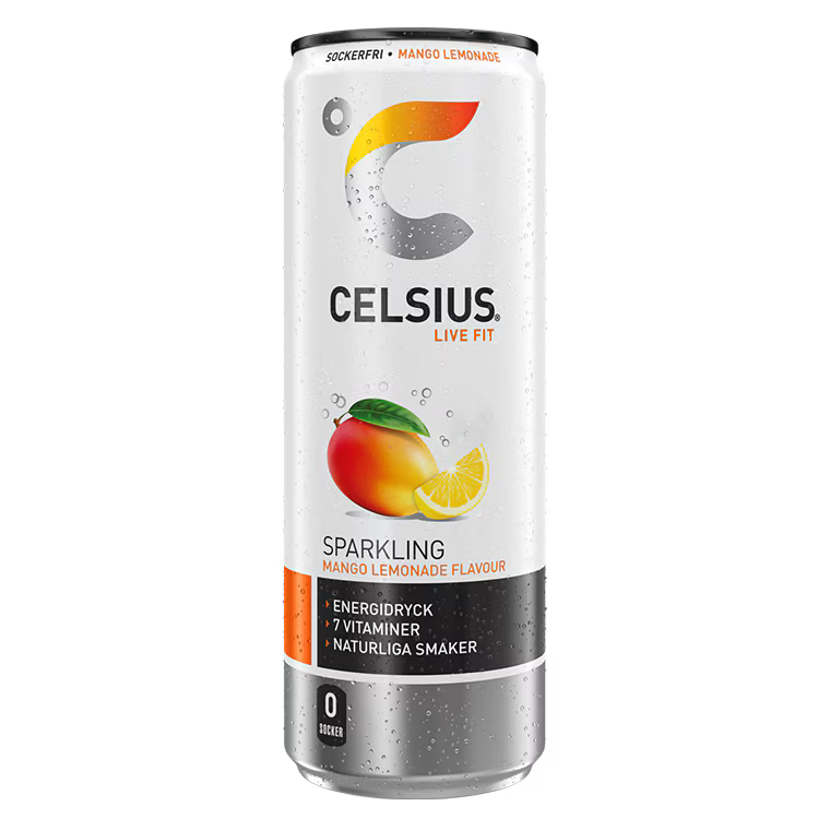 CELSIUS: MANGO LEMONADE - 355ml