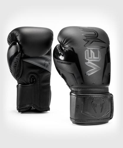 VENUM: ELITE EVO BOXING GLOVES - BLACK/BLACK
