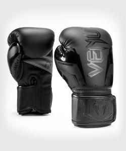 VENUM: ELITE EVO BOXING GLOVES - BLACK/BLACK