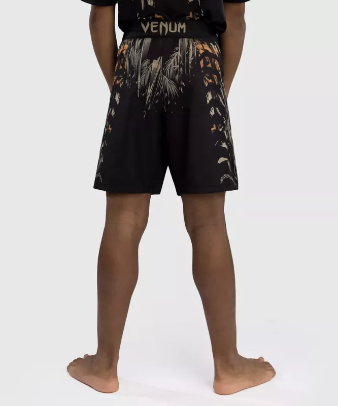 VENUM: TIGER KIDS FIGHT SHORTS - SVART/NEON ORANGE