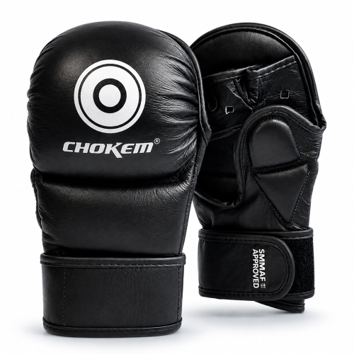 CHOKEM: MMA SAFE SPARRING HANDSKAR - SVART/VIT