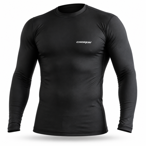 CHOKEM: CLEAN CUT LONG SLEEVE RASHGUARD - BLACK