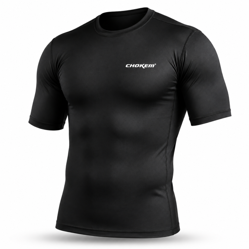 CHOKEM: CLEAN CUT RASHGUARD - SVART