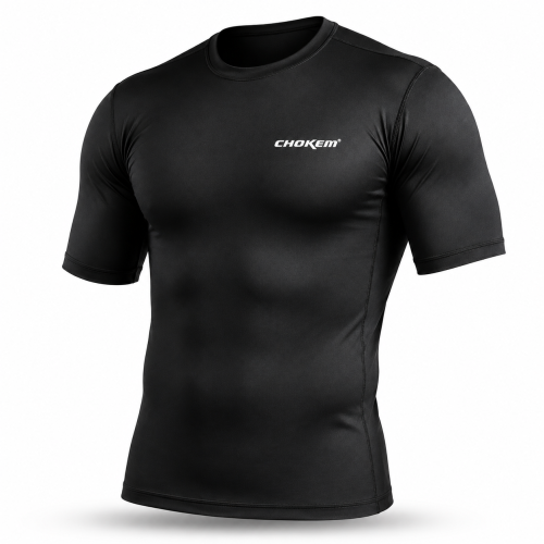 CHOKEM: CLEAN CUT RASHGUARD - BLACK