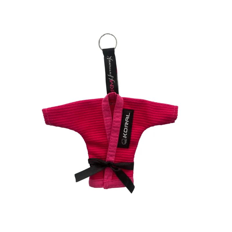 KORAL: BJJ GI NYCKELRING - ROSA