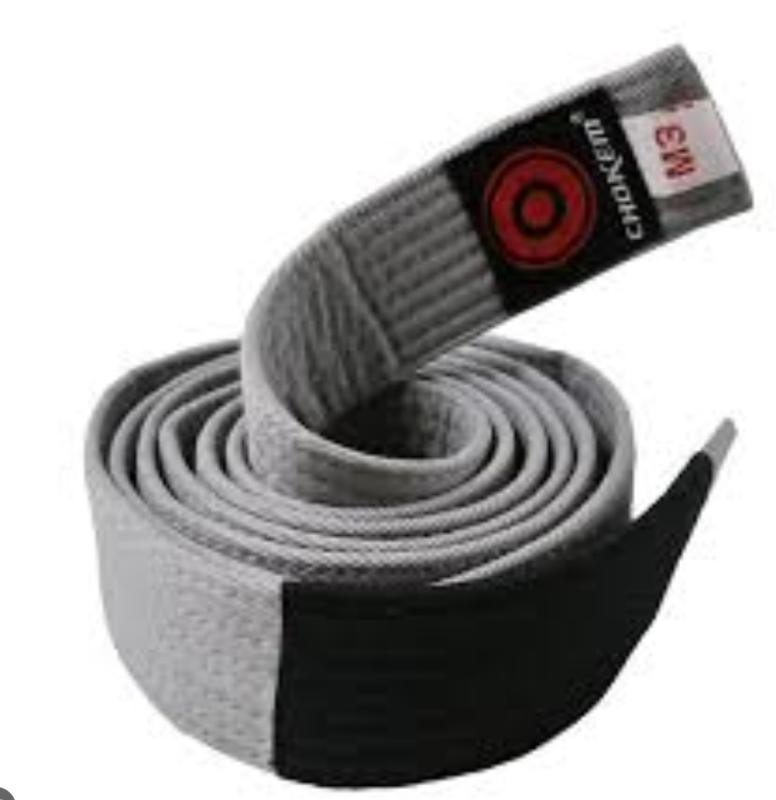 CHOKEM: KIDS BJJ BELT - GRAY