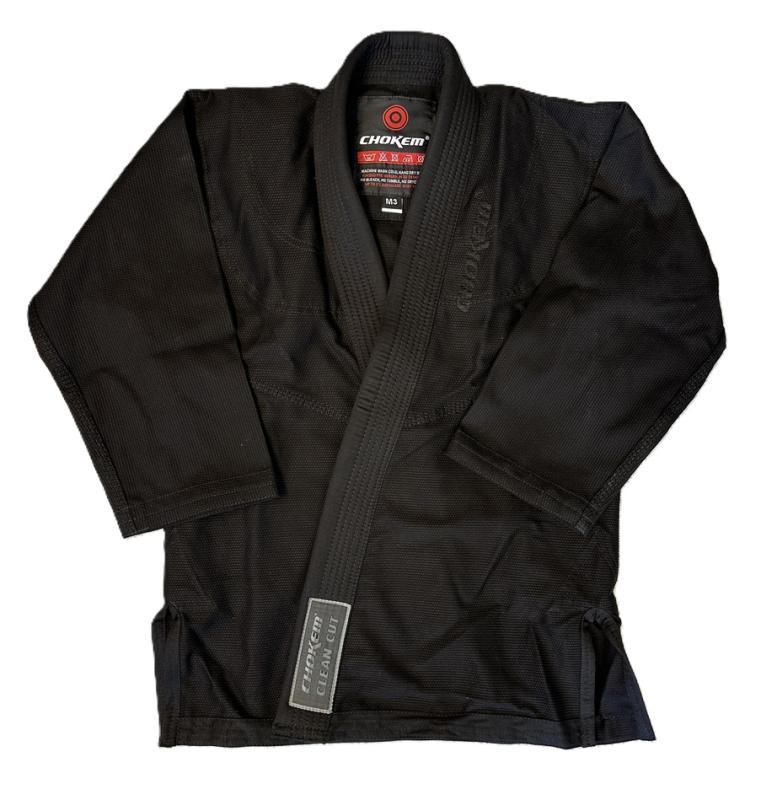 CHOKEM: KIDS CLEAN CUT 2.0 ULTRA LIGHT BJJ GI - SVART