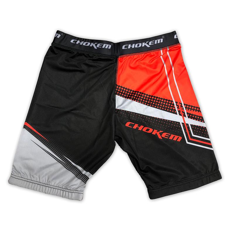CHOKEM: BRAWL VALE TUDO SHORTS - SVART/RÖD
