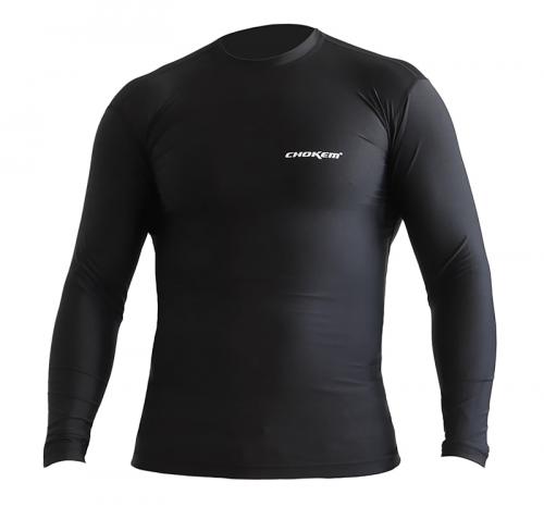 CHOKEM: CLEAN CUT LONG SLEEVE RASHGUARD - BLACK