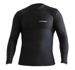CHOKEM: CLEAN CUT LONG SLEEVE RASHGUARD - BLACK