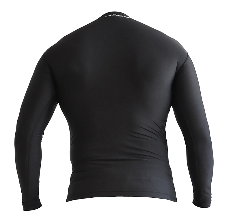CHOKEM: CLEAN CUT LÅNGÄRMAD RASHGUARD - SVART
