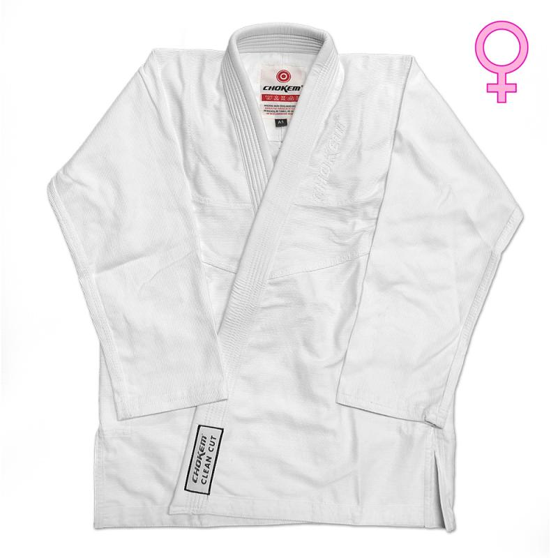 CHOKEM: CLEAN CUT 2.0 ULTRA LIGHT WOMEN BJJ GI - WHITE