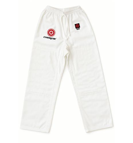 CHOKEM: KIDS BJJ PANTS - WHITE