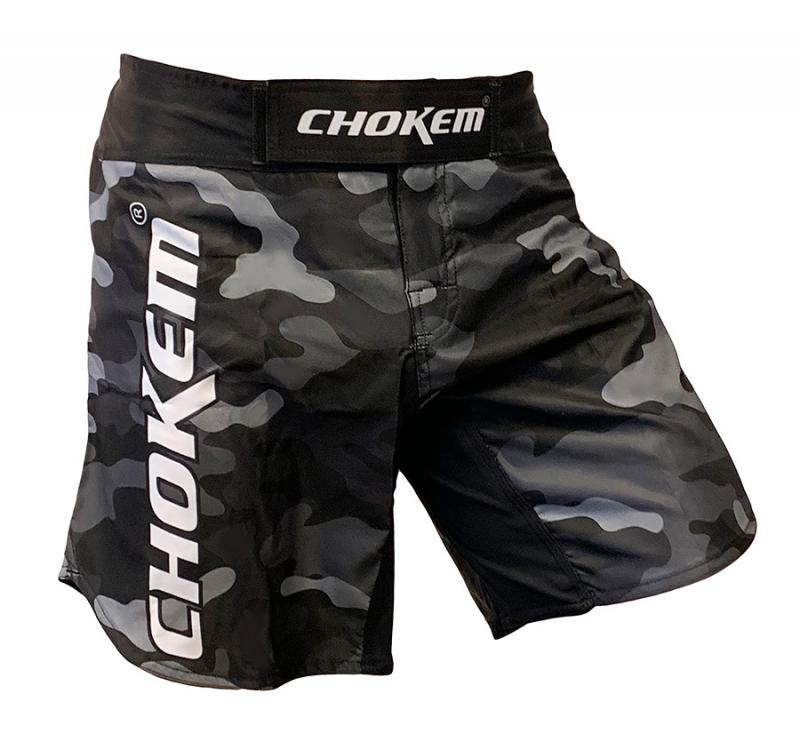 CHOKEM: FORCE MMA SHORTS - GRÅ CAMO