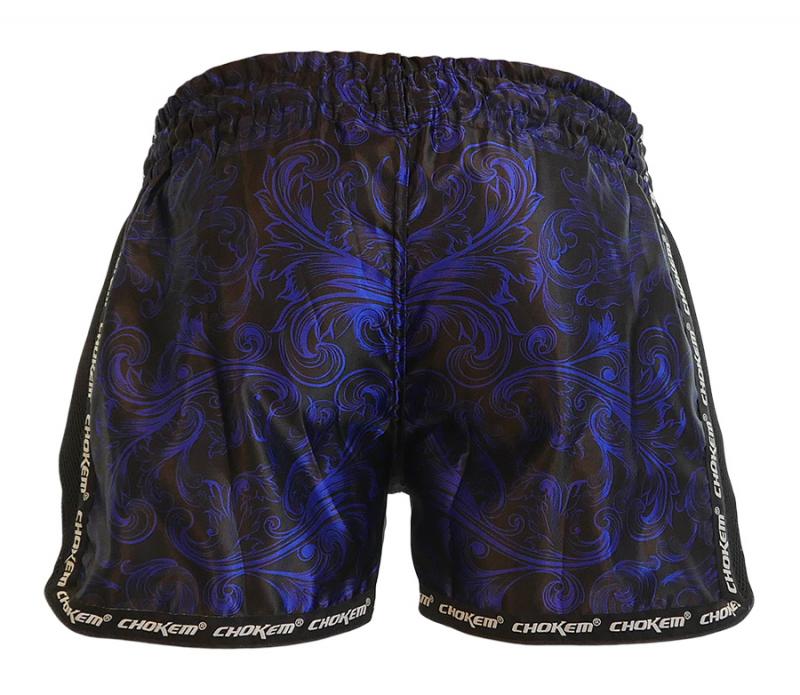 CHOKEM: NAK MUAY THAIBOXNINGSSHORTS - BLÅ/SVART