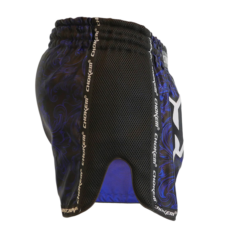 CHOKEM: NAK MUAY THAIBOXNINGSSHORTS - BLÅ/SVART