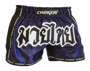 CHOKEM: NAK MUAY THAIBOXNINGSSHORTS - BLÅ/SVART