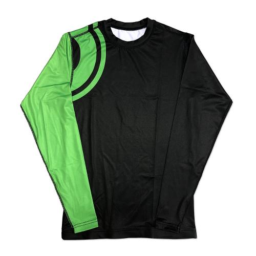 CHOKEM: KIDS RANKED RASHGUARD LÅNGÄRMAD - GRÖN