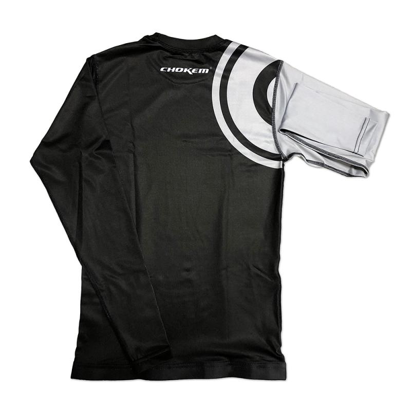 CHOKEM: KIDS RANKED RASHGUARD LÅNGÄRMAD - GRÅ