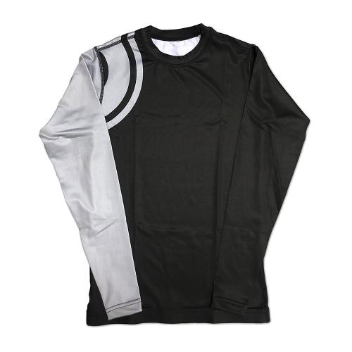 CHOKEM: KIDS RANKED RASHGUARD LÅNGÄRMAD - GRÅ