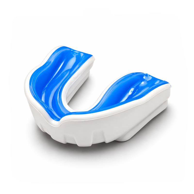 CHOKEM: SOLID TANDSKYDD DUAL LAYER - VIT/BLÅ