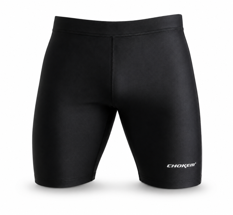 CHOKEM: CLEAN CUT VALE TUDO SHORTS - BLACK