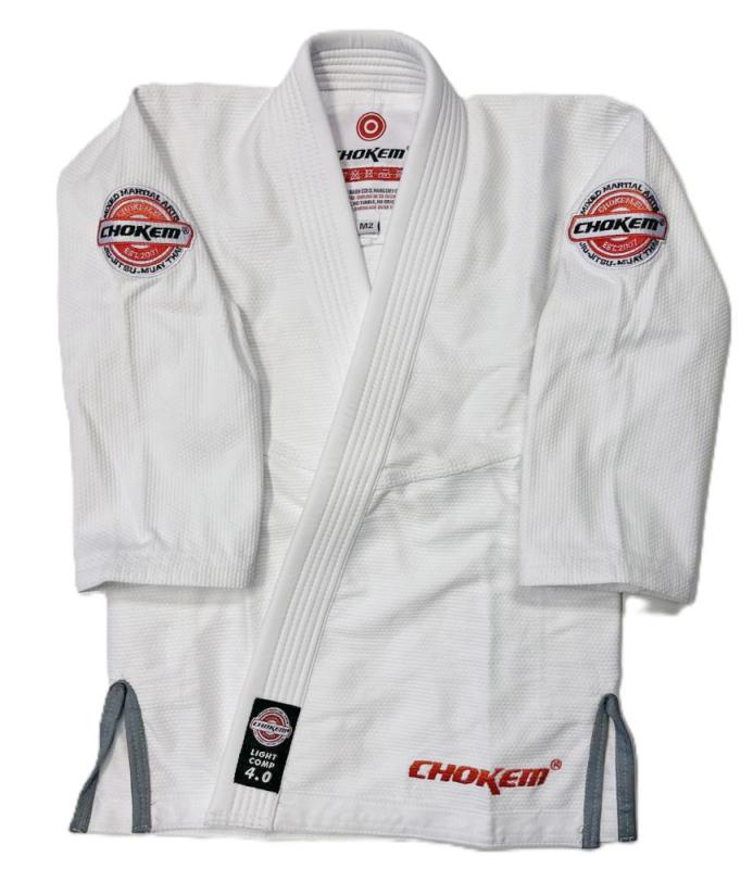 CHOKEM: KIDS LIGHT COMPETITION 4.0 BJJ GI - WHITE