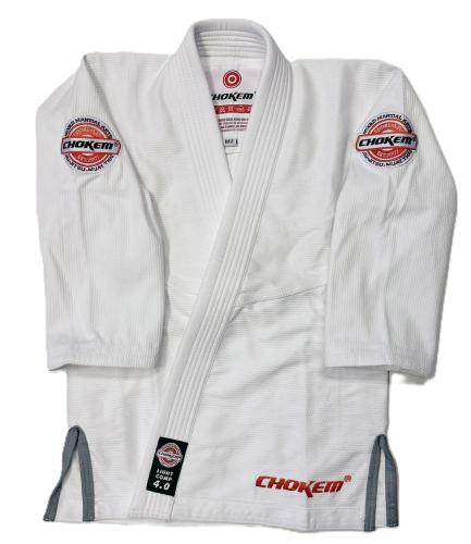 CHOKEM: KIDS LIGHT COMPETITION 4.0 BJJ GI - WHITE