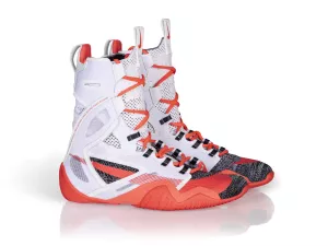 NIKE: HYPER KO 2.0 SE OLYMPIC BOXING SHOES - WHITE/BRIGHT CRIMSON/BLACK