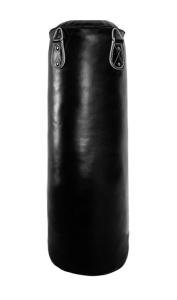CLASSIC BOXING BAG IN LEATHER BLACK FILLED - 120CM