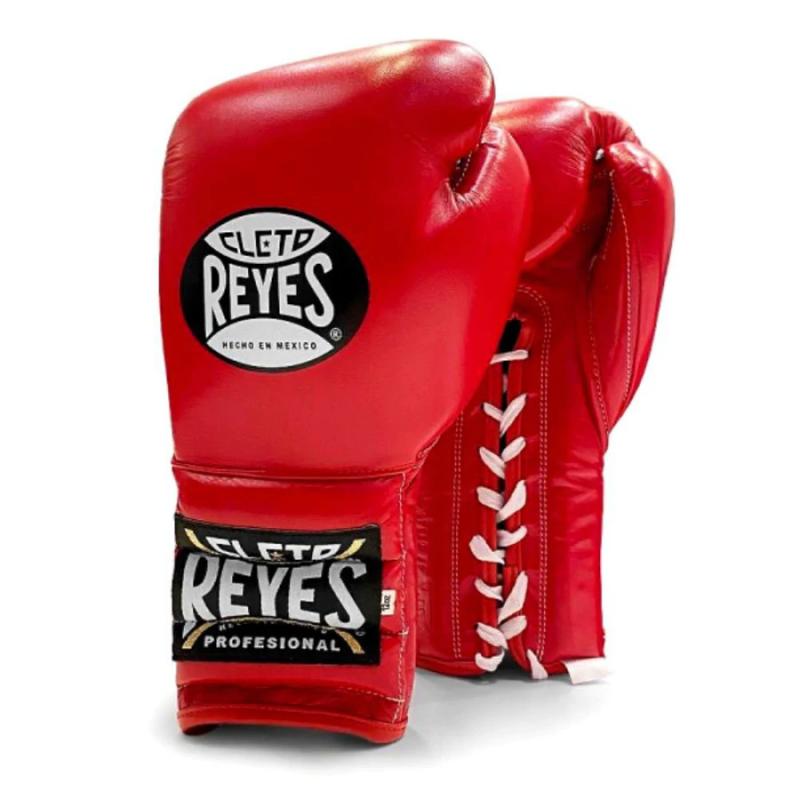 CLETO REYES: TRADITIONAL LACE BOXNINGSHANDSKAR - RÖD