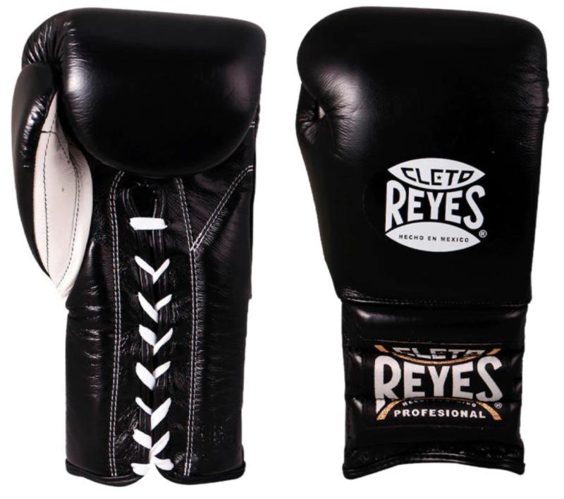 CLETO REYES: TRADITIONAL LACE BOXNINGSHANDSKAR - SVART