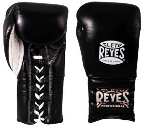 CLETO REYES: TRADITIONAL LACE GLOVES - BLACK