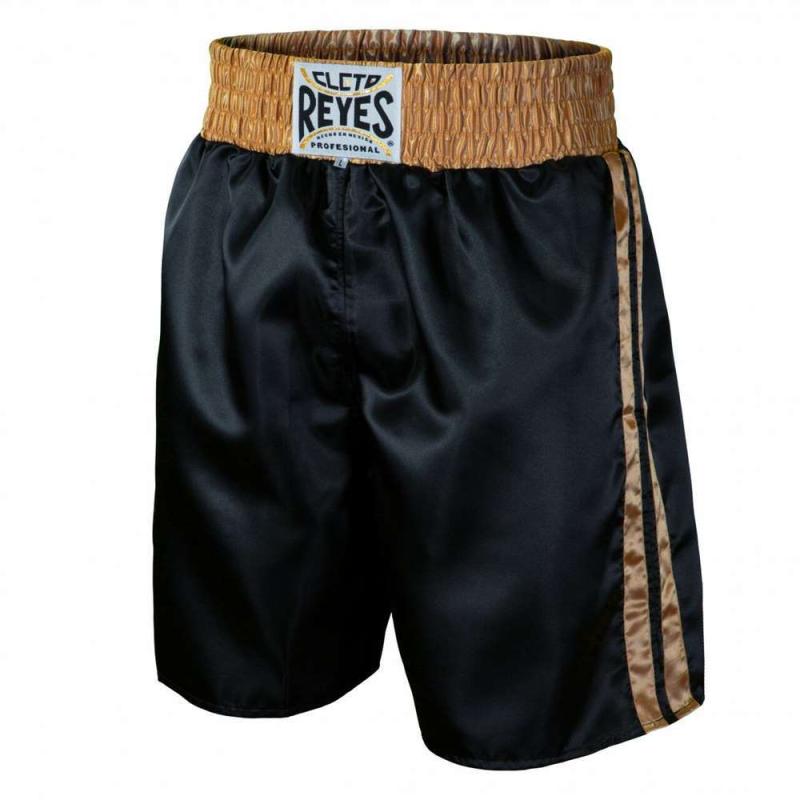 CLETO REYES: BOXNINGSSHORTS - SVART/GULD