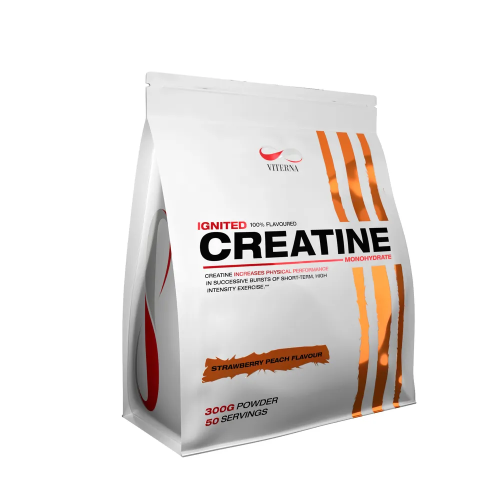 VITERNA: IGNITED CREATINE STRAWBERRY PEACH - BAG - 300g