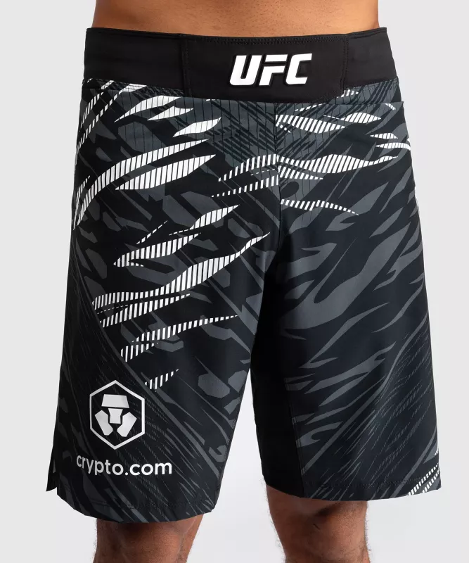 VENUM: UFC FUSION AUTHENTIC FIGHT NIGHT MEN'S FIGHT SHORTS - LONG FIT - SVART