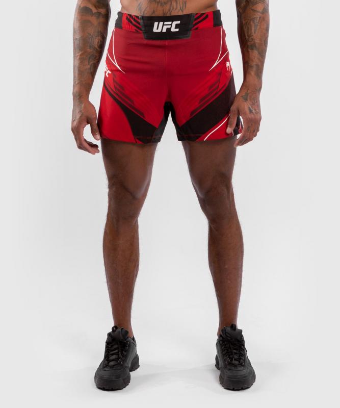 VENUM: UFC AUTHENTIC FIGHT NIGHT MEN'S SHORTS - KORT FIT - RÖD