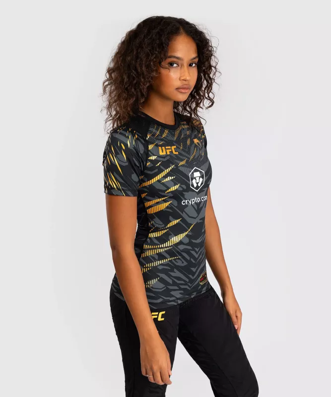 VENUM: UFC FUSION AUTHENTIC FIGHT NIGHT WOMEN'S PERFORMANCE KORTÄRMAD RASHGUARD - CHAMPION