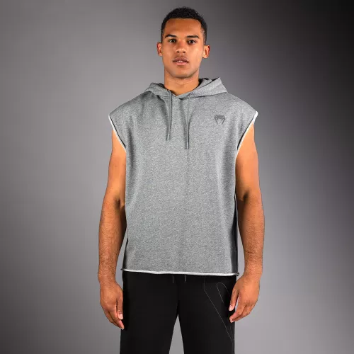 VENUM: DIVIDE SLEEVELESS HOODIE - HEATHER / GREY