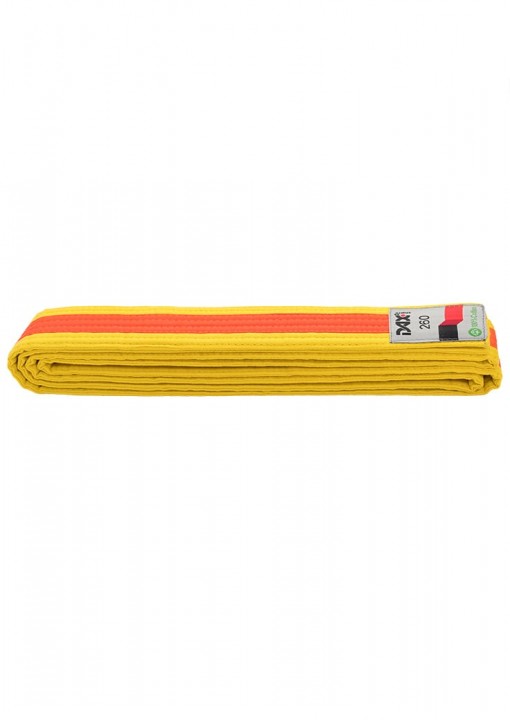 DAX: BUDO BELT - YELLOW/ORANGE