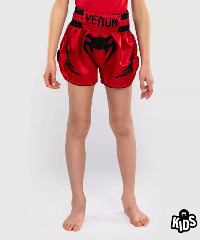 VENUM: INFERNO KIDS MUAY THAI SHORTS -  RÖD - 8 ÅR