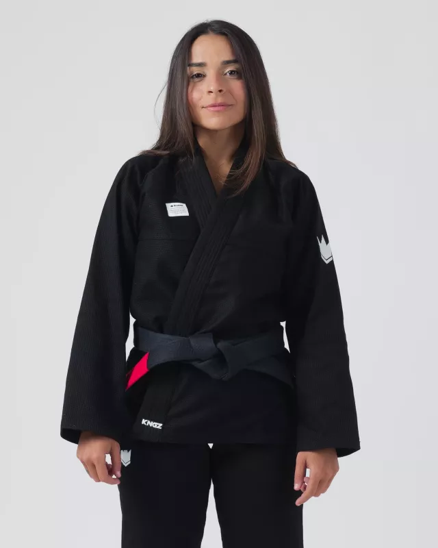 KINGZ: KORE V2 WOMENS BJJ GI 2024 EDITION - SVART