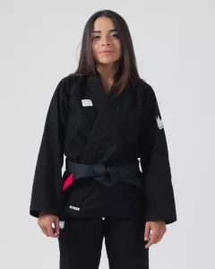 KINGZ: KORE V2 WOMENS JIU JITSU GI  - BLACK