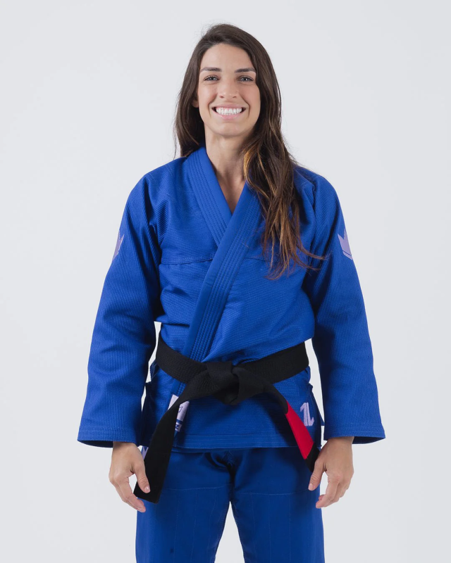 KINGZ: THE ONE WOMENS KIMONO WITH FREE WHITE BELT - BLUE