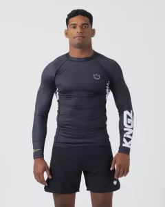 KINGZ: RANKED PERFORMANCE V2 LÅNGÄRMAD RASHGUARD - SVART