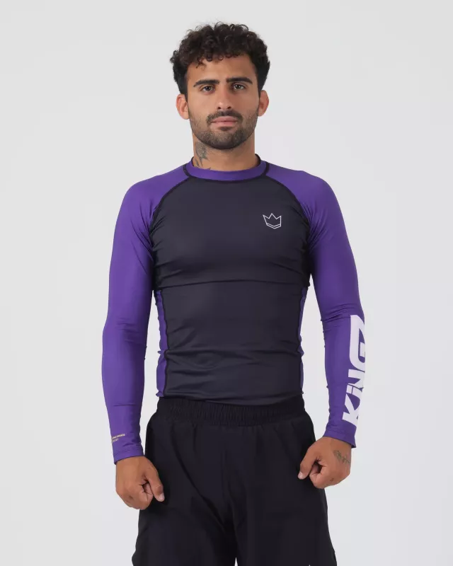 KINGZ: RANKED PERFORMANCE V2 LÅNGÄRMAD RASHGUARD - LILA